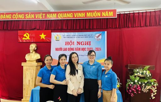 Trường mầm non Ngô Thời Nhiệm tổ chức Hội nghị người lao động năm học 2023 - 2024