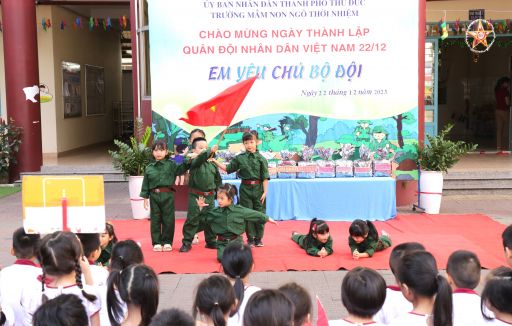 Chương trình Em yêu chú Bộ đội năm 2023