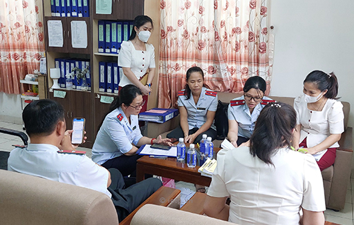 Đón đoàn kiểm tra An toàn thực phẩm ngày 16.10.2023