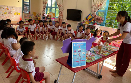 Lớp lá với thí nghiệm thổi bong bóng