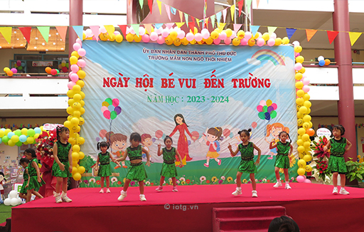Ngày hội bé vui đến trường năm học 2023 - 2024